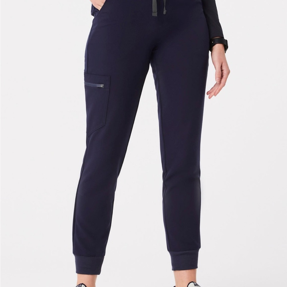 Figs Navy Jogger Pants High Waisted (TWO PAIR)